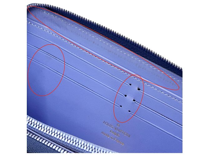 Cartera Larga Azul Louis Vuitton - vista 10