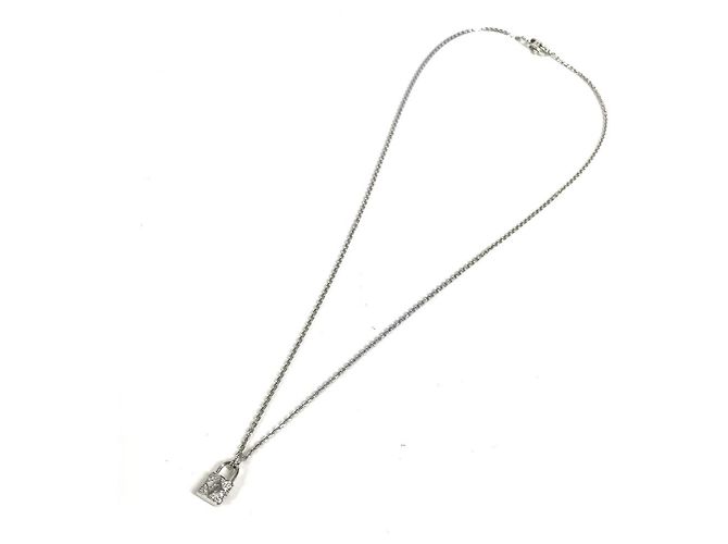 Collar Péndulo de Diamante en Oro Blanco de 18K Louis Vuitton Plata - vista 4