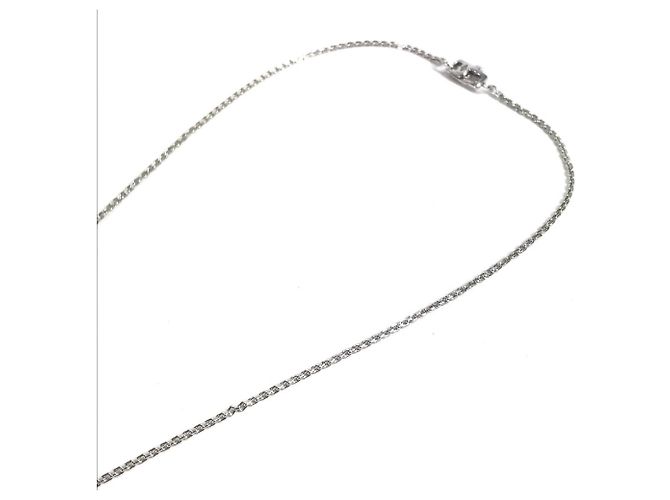 Collar Péndulo de Diamante en Oro Blanco de 18K Louis Vuitton Plata - vista 8