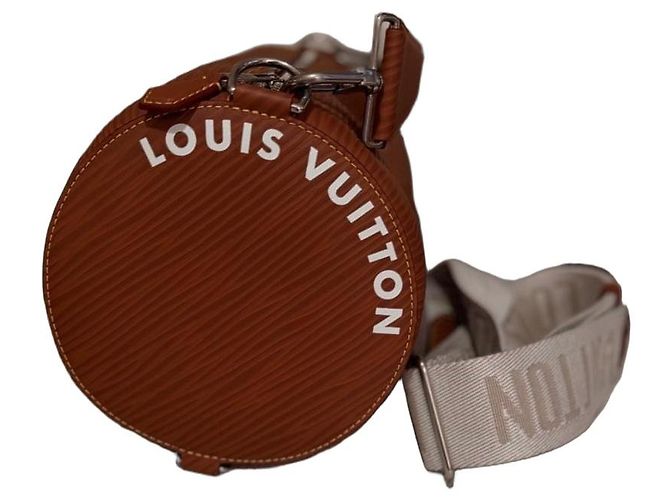 Louis Vuitton Speedy Bandoulière 20 in pelle Epi Marrone - vista 2