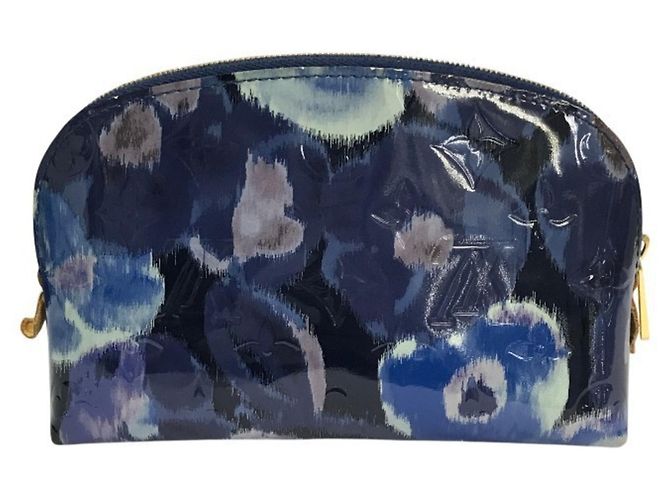 Borsa Pouch Vernis Louis Vuitton Blu - vista 2