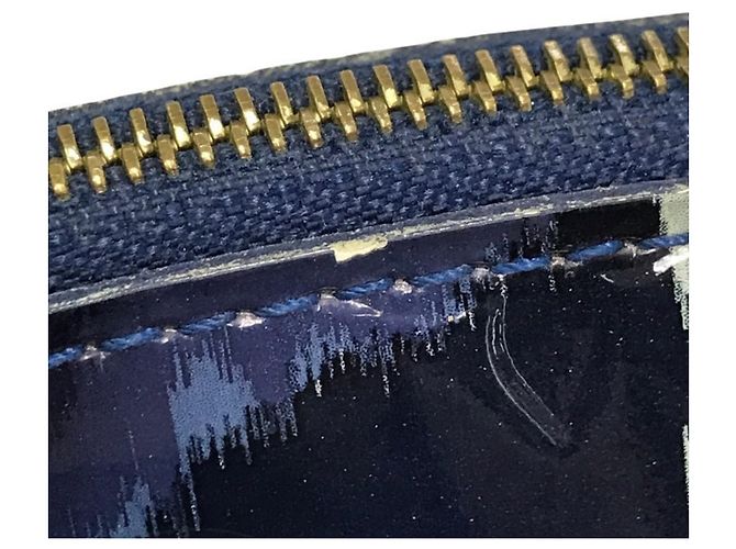 Borsa Pouch Vernis Louis Vuitton Blu - vista 7