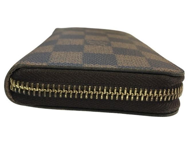 Cartera Clemence Damier Larga de Louis Vuitton Castaño Rosa Damier ebene - vista 4