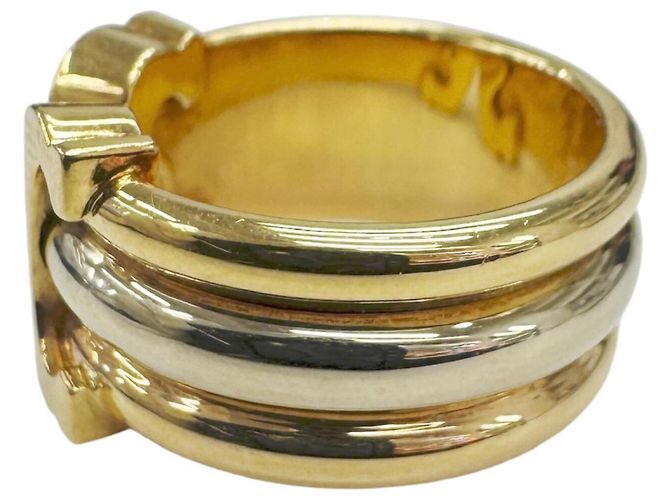 Anello 2C tricolore di Cartier D'oro - vista 5
