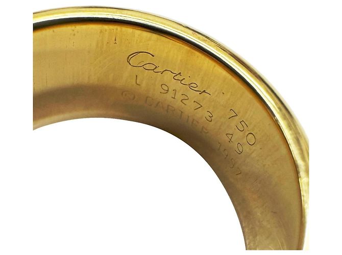 Anello 2C tricolore di Cartier D'oro - vista 6