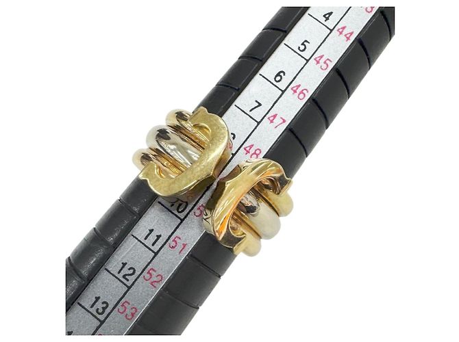 Anello 2C tricolore di Cartier D'oro - vista 7