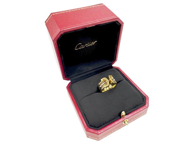Anello 2C tricolore di Cartier D'oro - vista 8