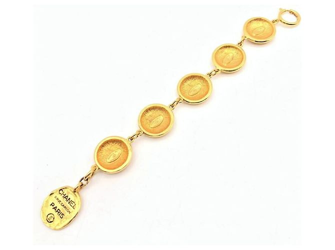 Bracciale charm in placca Coco Mark Cambon di CHANEL D'oro - vista 3