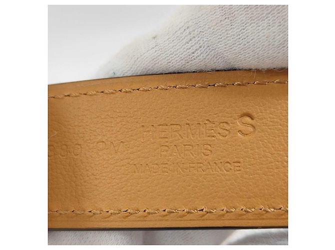 Cintura Hermès Andy 26 Blu e Oro D'oro - vista 6