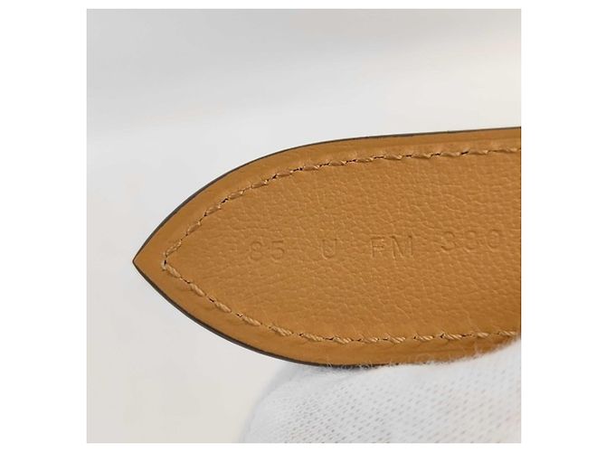 Cintura Hermès Andy 26 Blu e Oro D'oro - vista 7