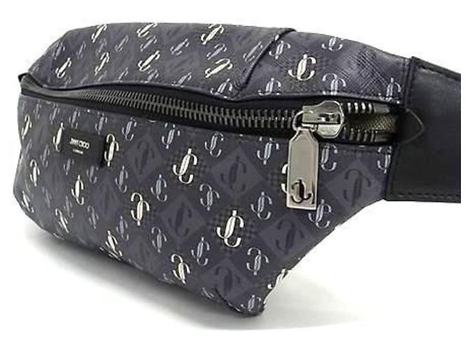 Marsupio grigio Jimmy Choo Marrone - vista 3