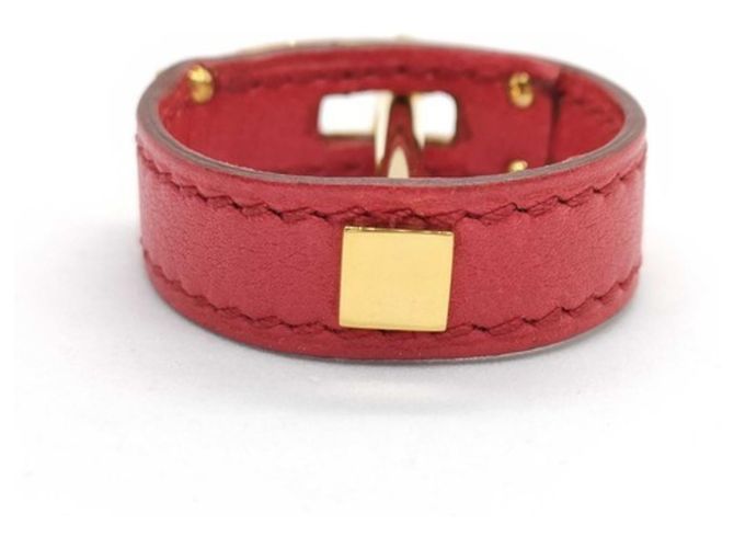 Hermès HERMES Kelly Schalring Rot Golden - Ansicht 3