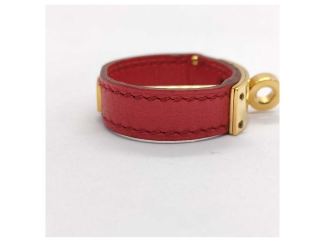 Hermès HERMES Kelly Schalring Rot Golden - Ansicht 4