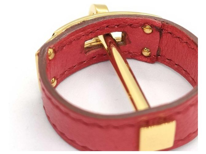 Hermès HERMES Kelly Schalring Rot Golden - Ansicht 5