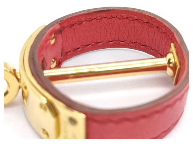 Hermès HERMES Kelly Schalring Rot Golden - Ansicht 6