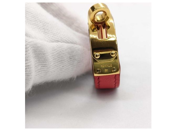 Hermès HERMES Kelly Schalring Rot Golden - Ansicht 9