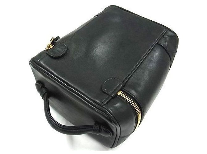 Vanity Borsa a mano in agnello nero Chanel, borsa da trucco - vista 3