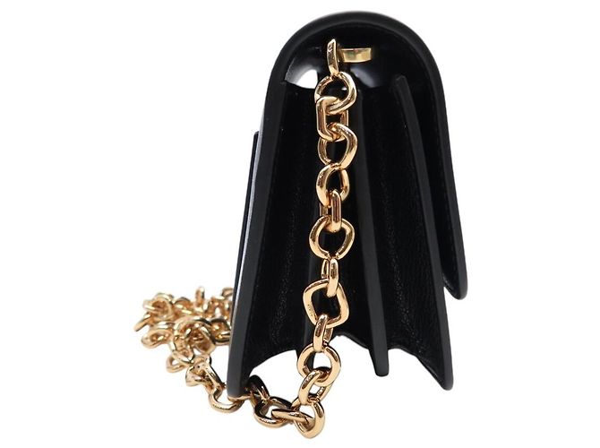Alaïa BAG ALAIA LE PAPA SMALL AA1S01418CA212 IN PELLE NERA Nero - vista 3