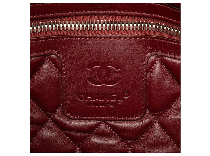 Chanel Coco Cocoon Leder Tote Bag Weiß - Ansicht 5