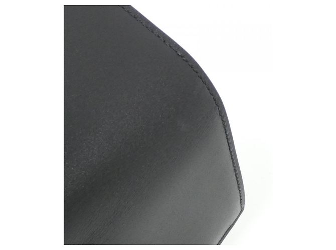 Hermès Béarn Tadelakt Card Case Black - view 3