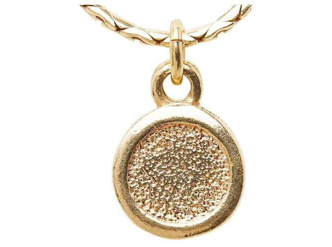 Christian Dior Collana Logo CD Dior D'oro Metallico - vista 3