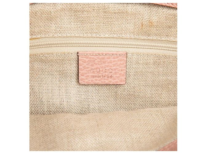 Borsa a mano in pelle Gucci 2 in 1 Rosa - vista 5