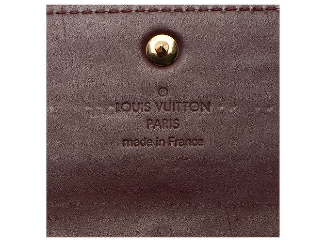 Portafoglio Sarah Monogram Vernis Louis Vuitton Rosso - vista 6