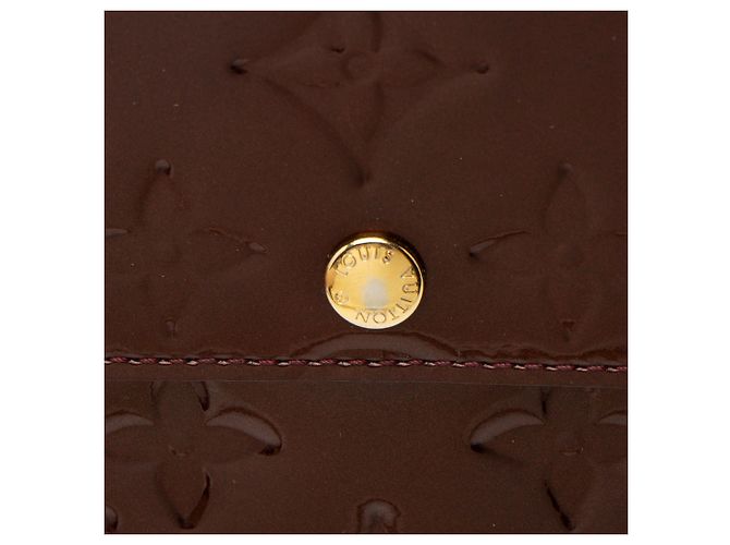 Portafoglio Sarah Monogram Vernis Louis Vuitton Rosso - vista 7