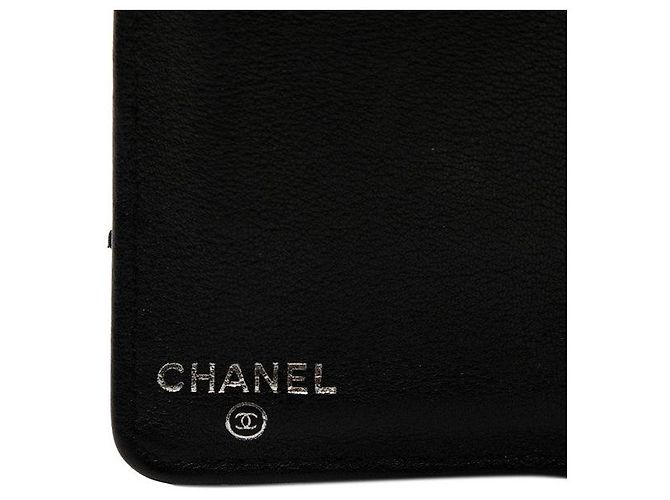 Chanel Coco Mark V Stich Lammleder Langbörse Schwarz - Ansicht 5