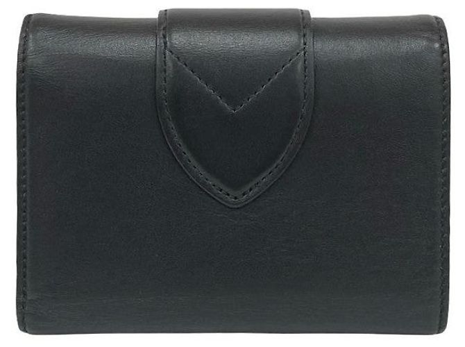 Billetera compacta de cuero trifold Louis Vuitton Pont Neuf Negro - vista 3