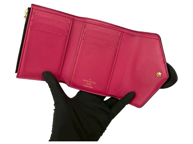 Billetera compacta de cuero trifold Louis Vuitton Pont Neuf Negro - vista 8
