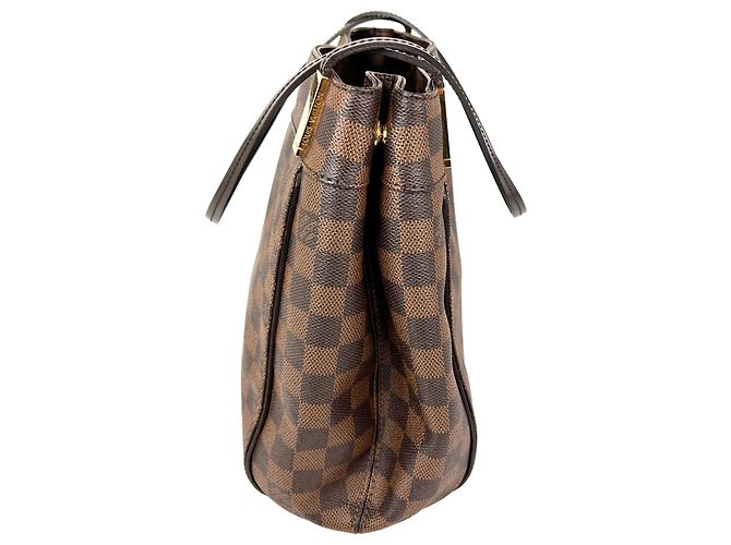 Borsa a Spalla Marylebone Damier Ebene Louis Vuitton Marrone - vista 5