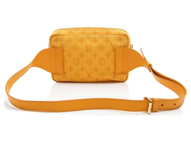 Belt bag outdoor in denim Monogram Louis Vuitton Arancione - vista 3