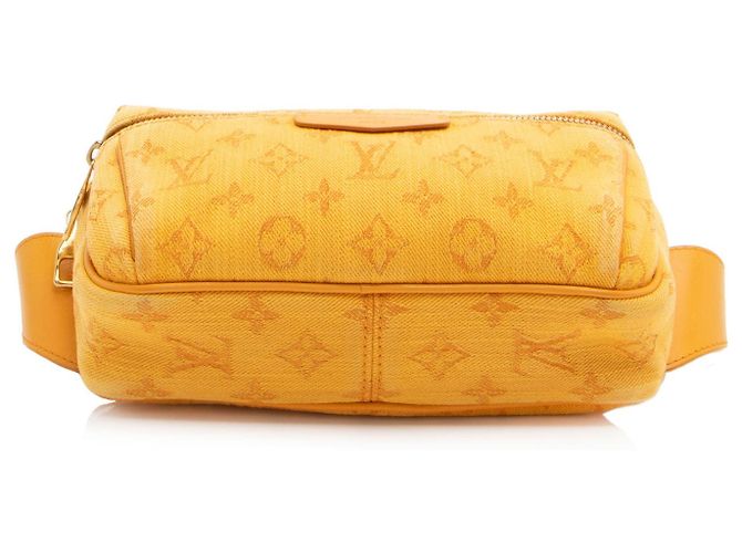Belt bag outdoor in denim Monogram Louis Vuitton Arancione - vista 4