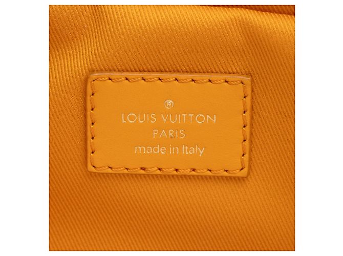 Belt bag outdoor in denim Monogram Louis Vuitton Arancione - vista 8