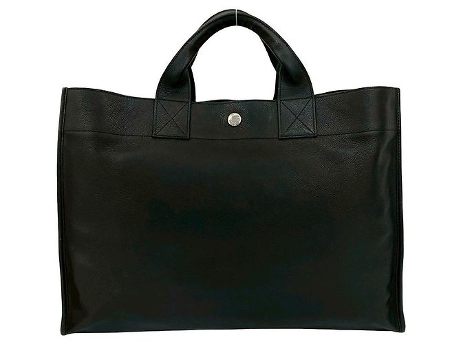 Berline Borsa Hermès Belran40 in pelle Evergrain Nero - vista 4