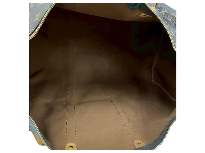 Borsa Boston Keepall Monogram Louis Vuitton Metallico Bronzo - vista 10