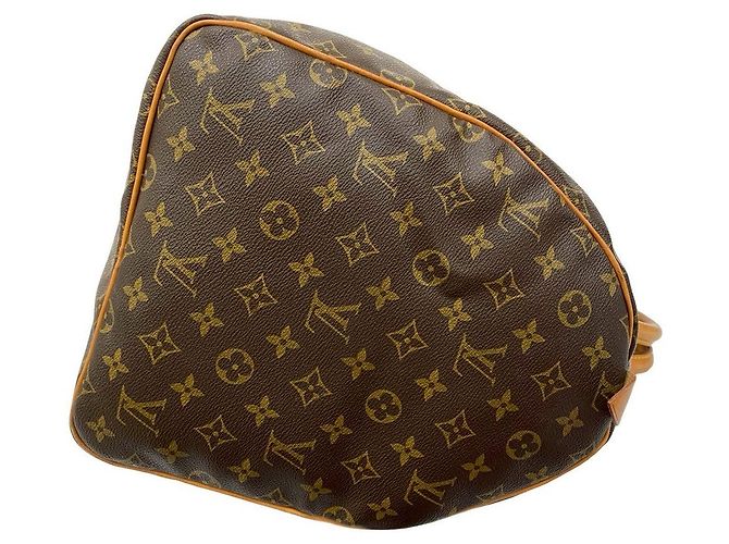 Borsa Boston Keepall Monogram Louis Vuitton Metallico Bronzo - vista 7