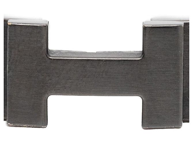 Hermès Click HH Bandana Bracelet Metal Size 19 Black - view 6