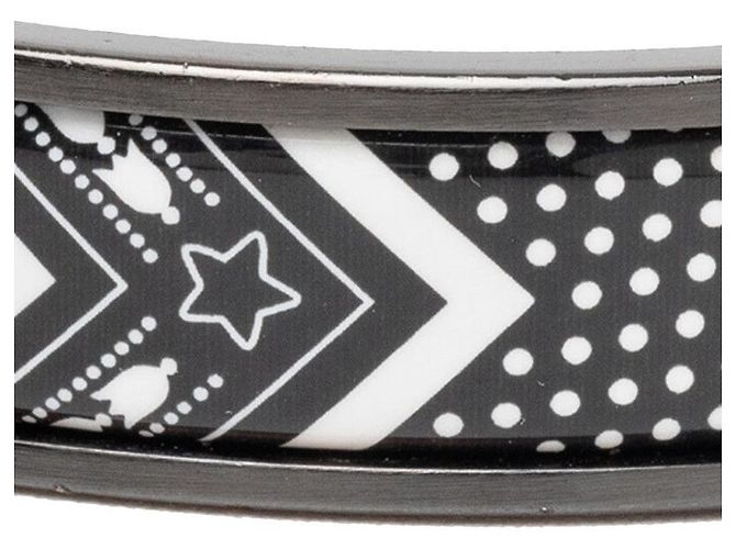 Hermès Click HH Bandana Bracelet Metal Size 19 Black - view 7