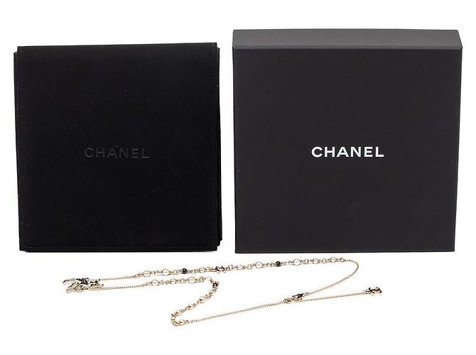 Collana Chanel Coco Mark Motivo Bambi D'oro Metallico - vista 5