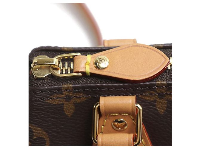 Borsa a Spalla 2 in 1 Nano Speedy Monogram Louis Vuitton Metallico Bronzo - vista 8
