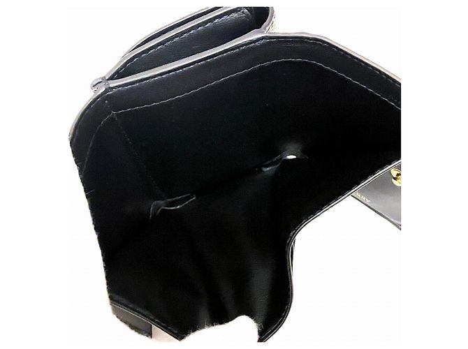 Burberry Leather Trifold Wallet Black - view 7