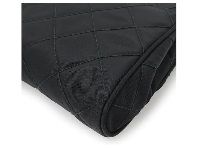 Borsa a Spalla in Nylon e Pelle Prada 2way Nero - vista 3