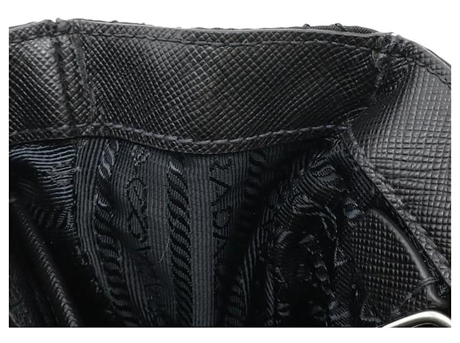 Borsa a Spalla in Nylon e Pelle Prada 2way Nero - vista 8
