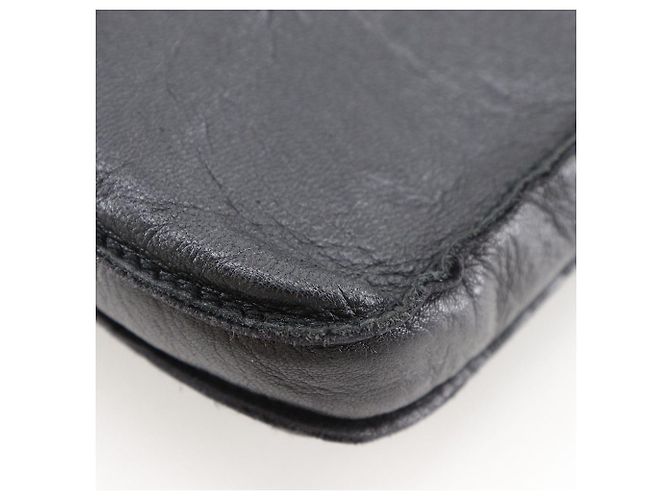 Borsa a Spalla Tout Doux in Pelle di Vitello Hermès Nero - vista 5