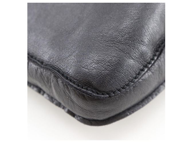 Borsa a Spalla Tout Doux in Pelle di Vitello Hermès Nero - vista 6