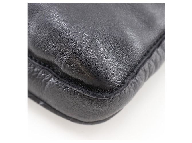 Borsa a Spalla Tout Doux in Pelle di Vitello Hermès Nero - vista 7