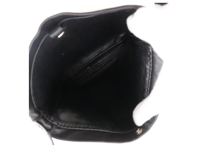 Borsa a Spalla Tout Doux in Pelle di Vitello Hermès Nero - vista 8