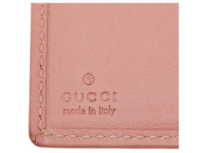 Tarjetero de lona GG Gucci Castaño Beige - vista 7